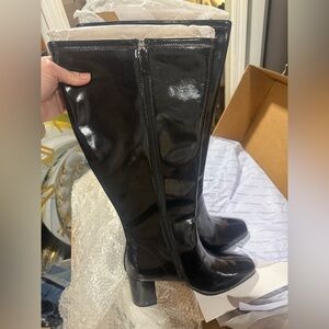 NWT- Black Aerosole Knee-Highs / Sexy High heel Boots / 11 / Micah / Pleather
